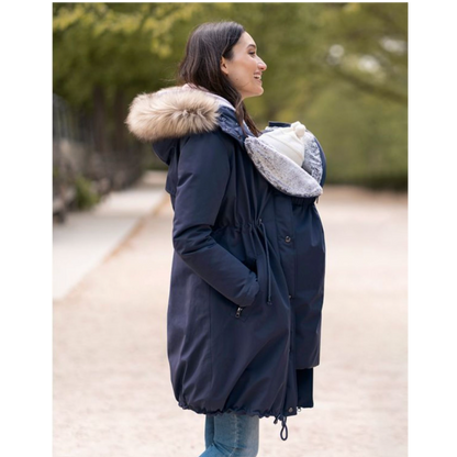 Seraphine Wacht- en draagjas 3-in-1- Valetta - Navy - Draagjas - MamaMilla