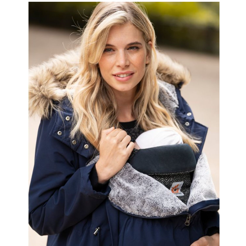 Seraphine Wacht- en draagjas 3-in-1- Valetta - Navy - Draagjas - MamaMilla