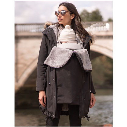 Seraphine Wacht- en draagjas 3-in-1- Valetta - Zwart - Draagjas - MamaMilla
