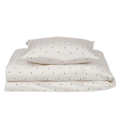 Liewood babybedje van biologisch katoen - Classic dot creme de la creme - Babybedje - MamaMilla