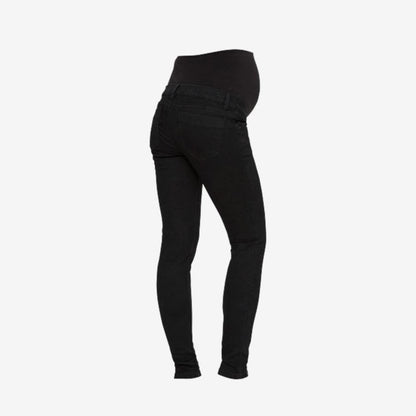 Mamalicious slim fit zwangerschapsjeans - Zwart - Zwangerschapskleding - MamaMilla